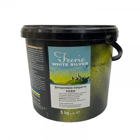 Finisaj modern din sidef Feerie white silver