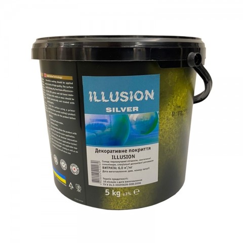 Acoperire decorativă Illusion Silver